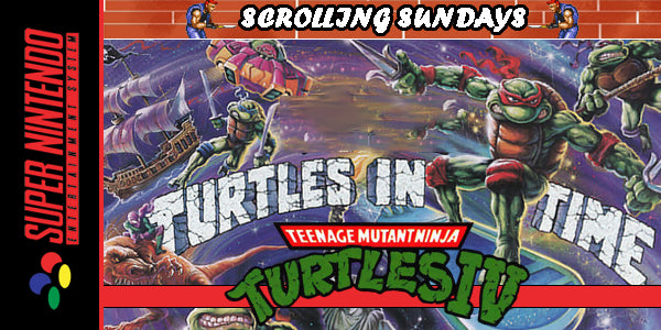 Teenage Mutant Ninja Turtles IV Turtles in Time - SNES Game
