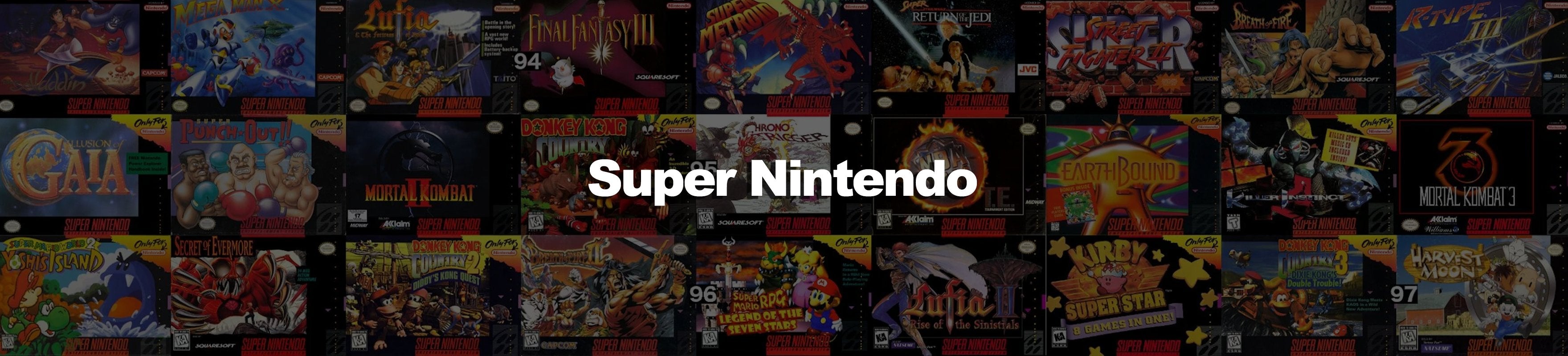 Super Nintendo Entertainment System (SNES) Games – 8-Bit Legacy