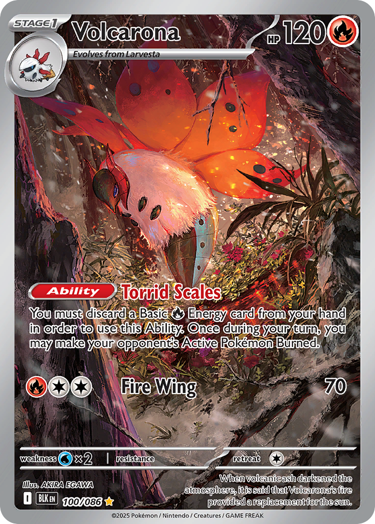 Volcarona (100/86) - Black Bolt