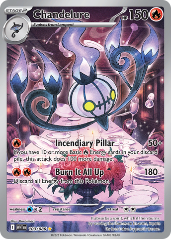 Chandelure (103/86) - White Flare