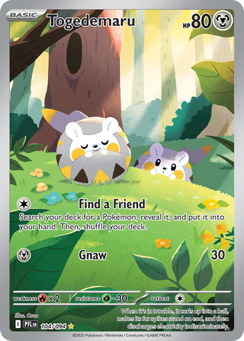 Togedemaru (104/94) - Phantasmal Flames