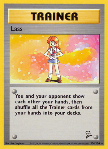 Lass (104/130) - Base Set 2