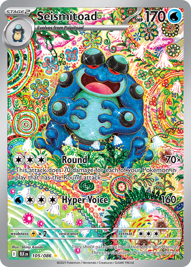 Seismitoad (105/86) - Black Bolt