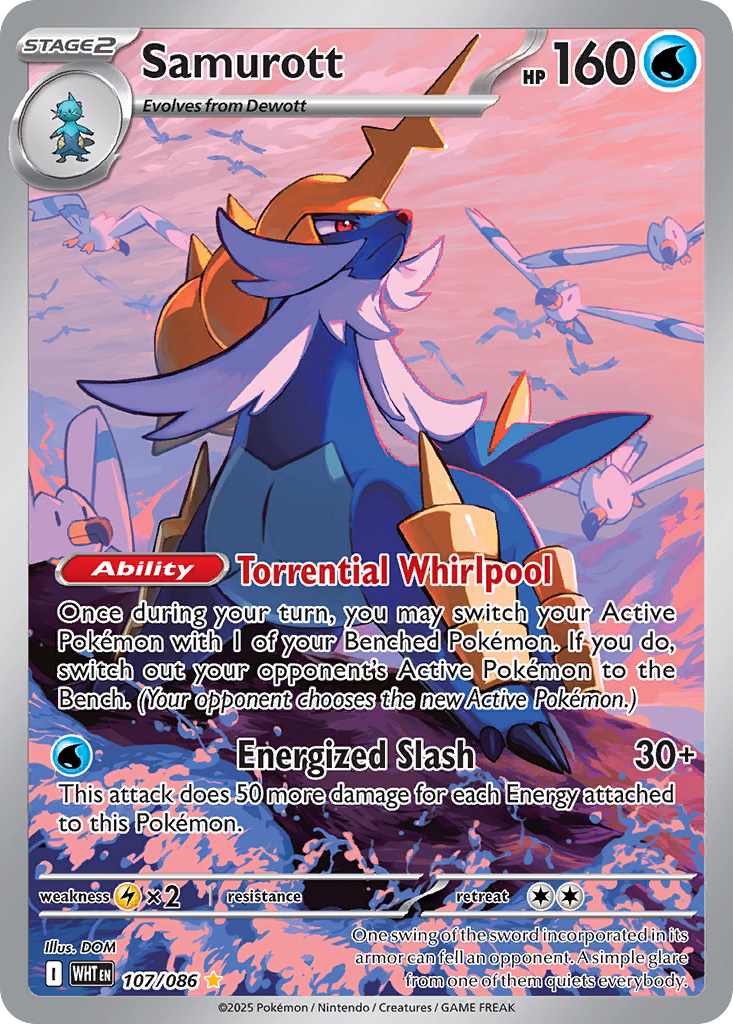Samurott (107/86) - White Flare