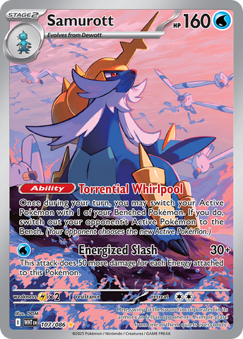 Samurott (107/86) - White Flare