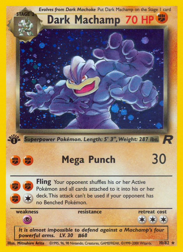Dark Machamp (10/82) - Team Rocket