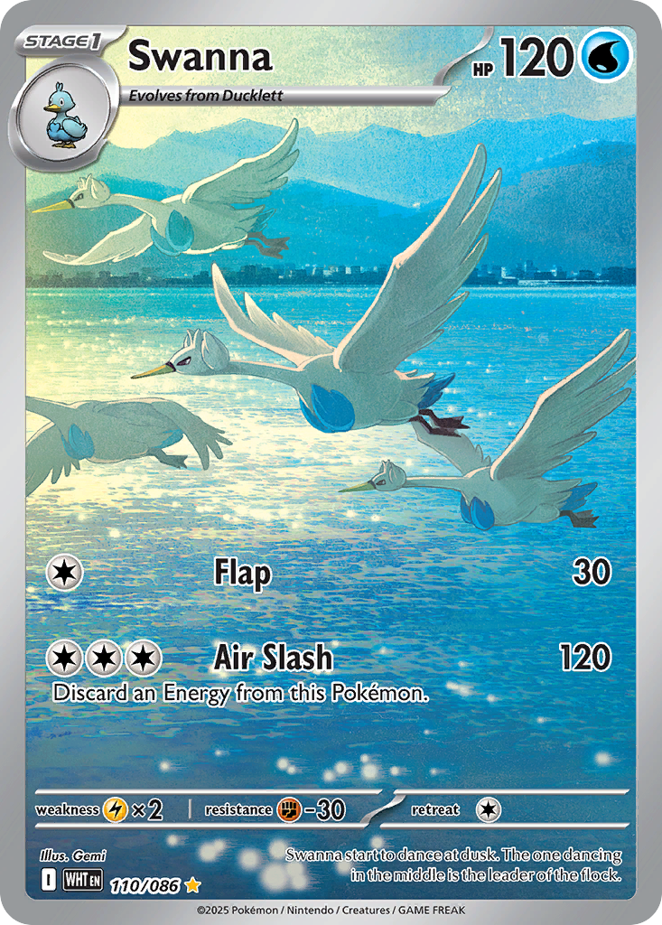 Swanna (110/86) - White Flare