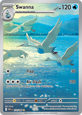 Swanna (110/86) - White Flare