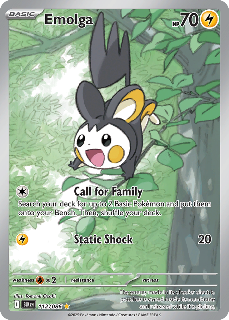 Emolga (112/86) - Black Bolt