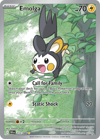 Emolga (112/86) - Black Bolt