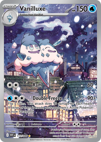 Vanilluxe (113/86) - White Flare