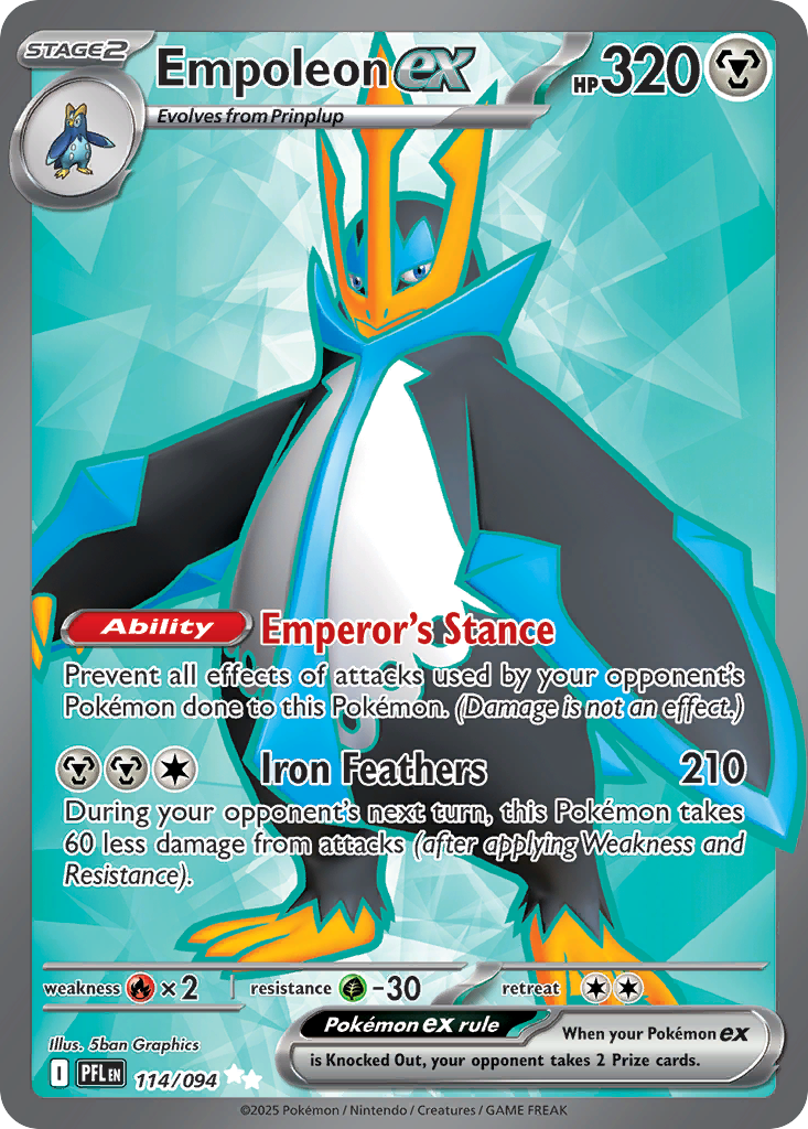 Empoleon ex (114/94) - Phantasmal Flames
