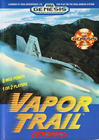 Vapor Trail: Hyper Offence Formation - Sega Genesis Game