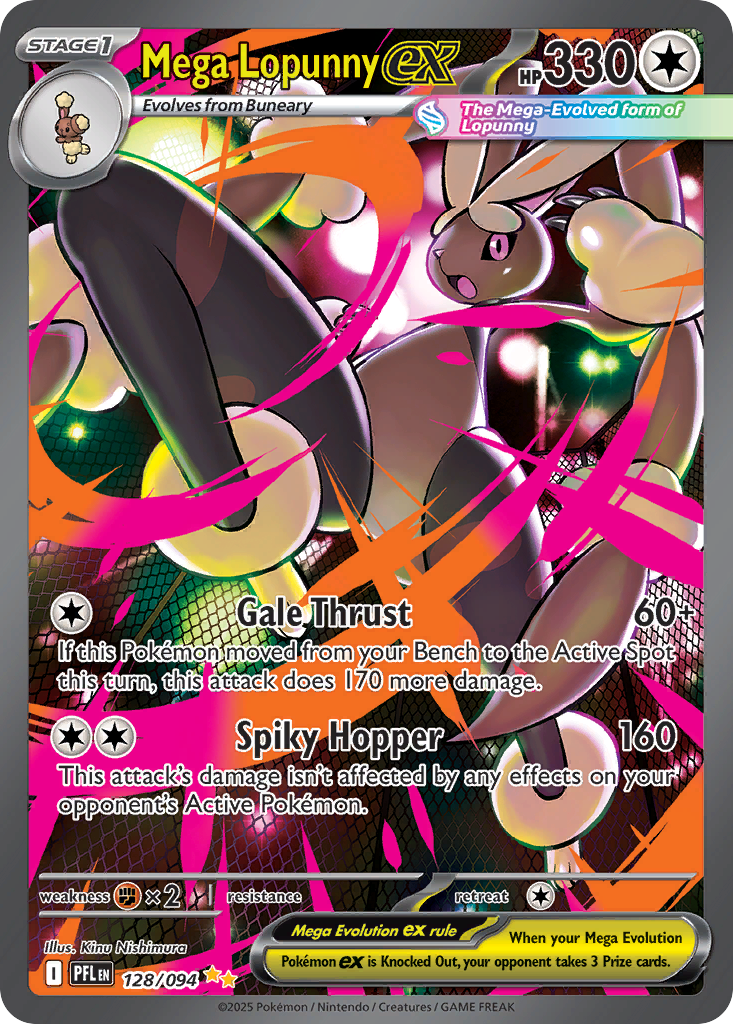 Mega Lopunny ex (128/94) - Phantasmal Flames