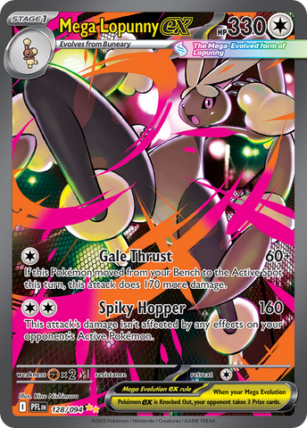 Mega Lopunny ex (128/94) - Phantasmal Flames