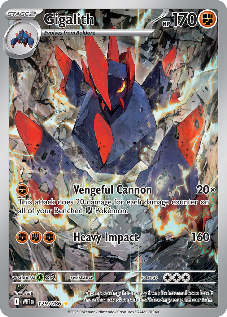 Gigalith (129/86) - White Flare