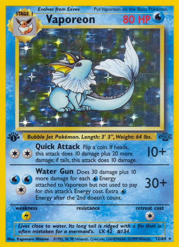 Vaporeon (12/64) - Jungle