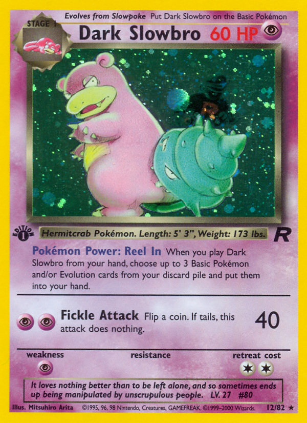 Dark Slowbro (12/82) - Team Rocket