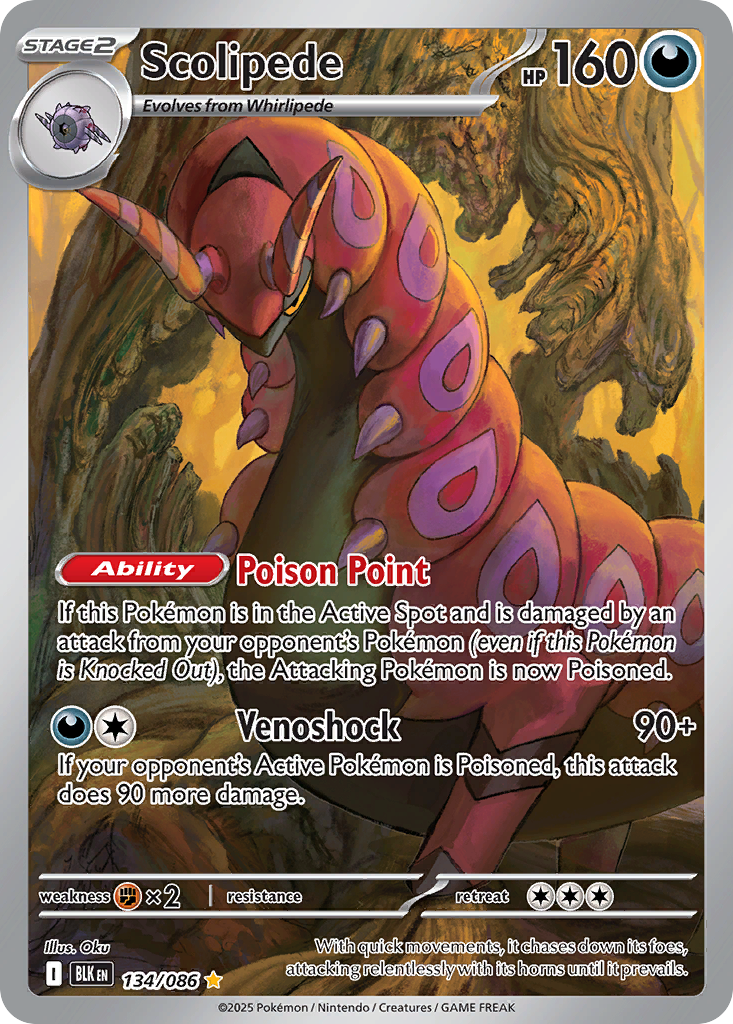 Scolipede (134/86) - Black Bolt