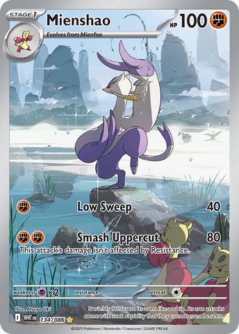 Mienshao (134/86) - White Flare