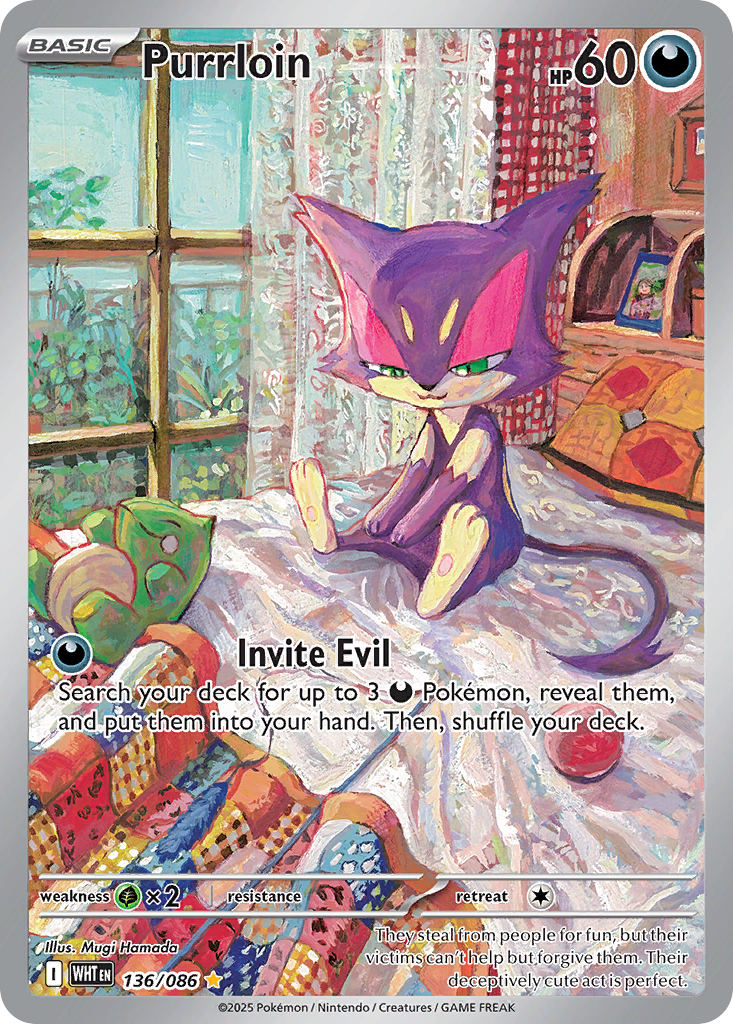Purrloin (136/86) - White Flare