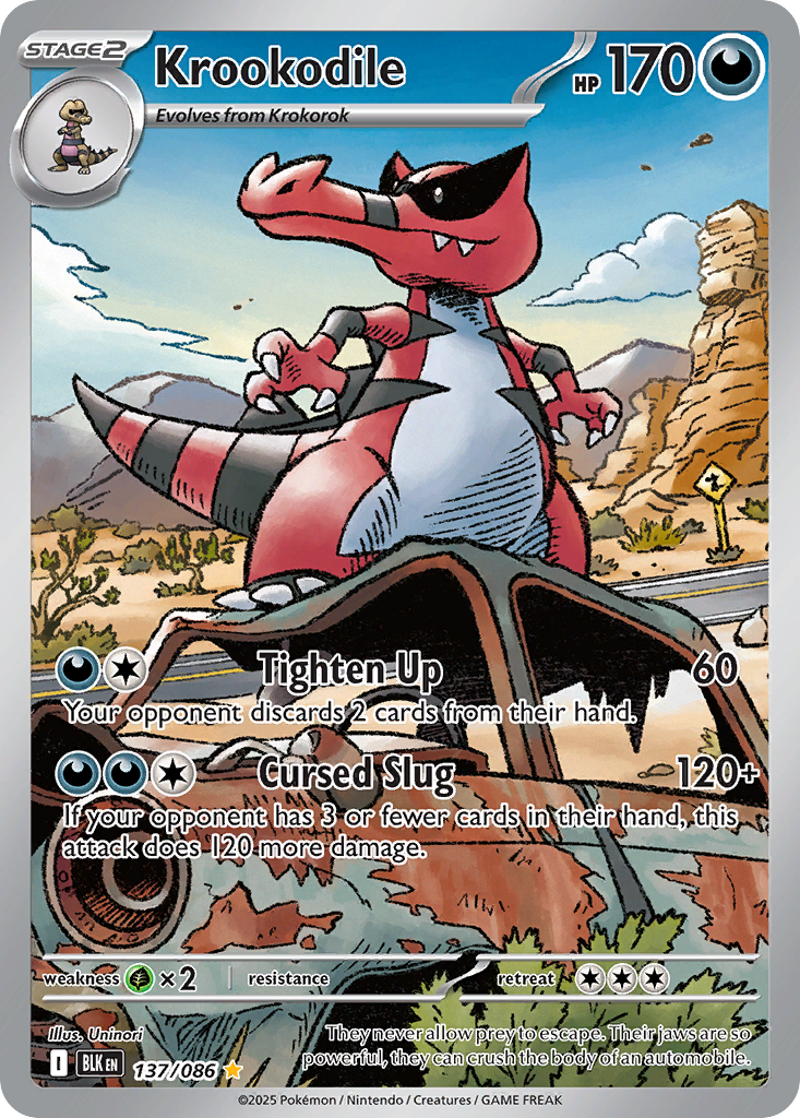 Krookodile (137/86) - Black Bolt