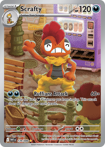 Scrafty (139/86) - White Flare