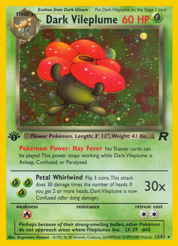 Dark Vileplume (13/82) - Team Rocket