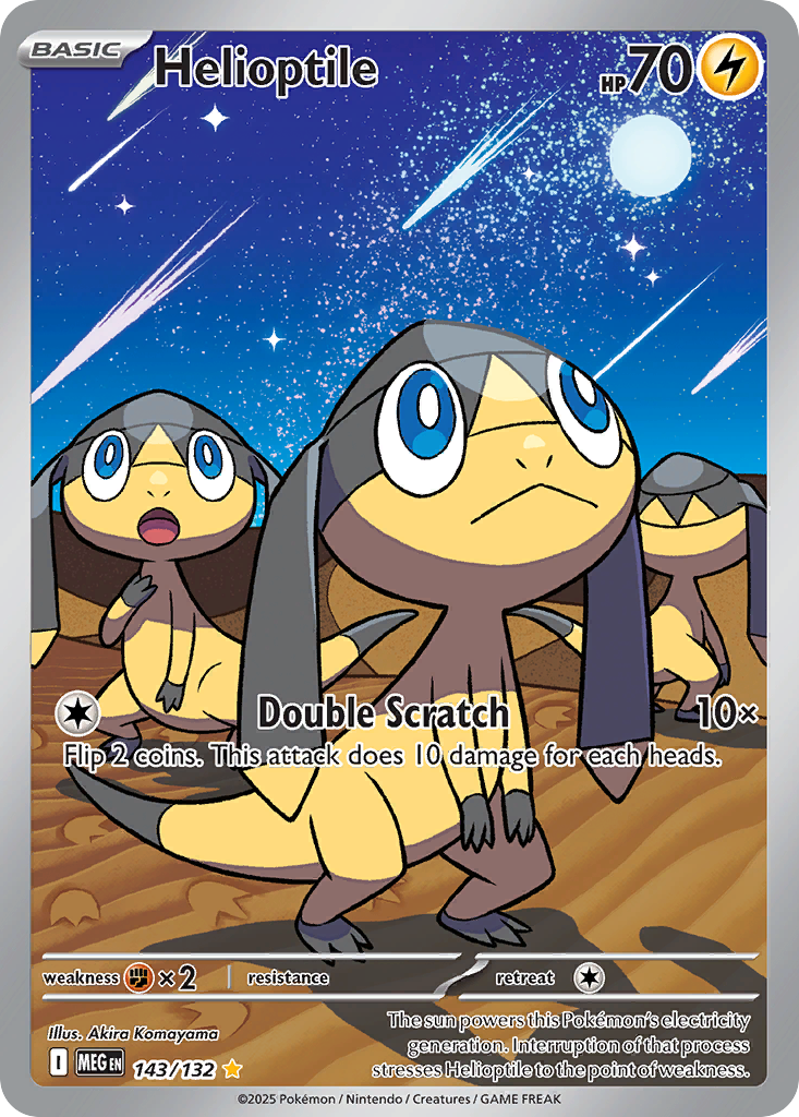 Helioptile (143/132) - Mega Evolution