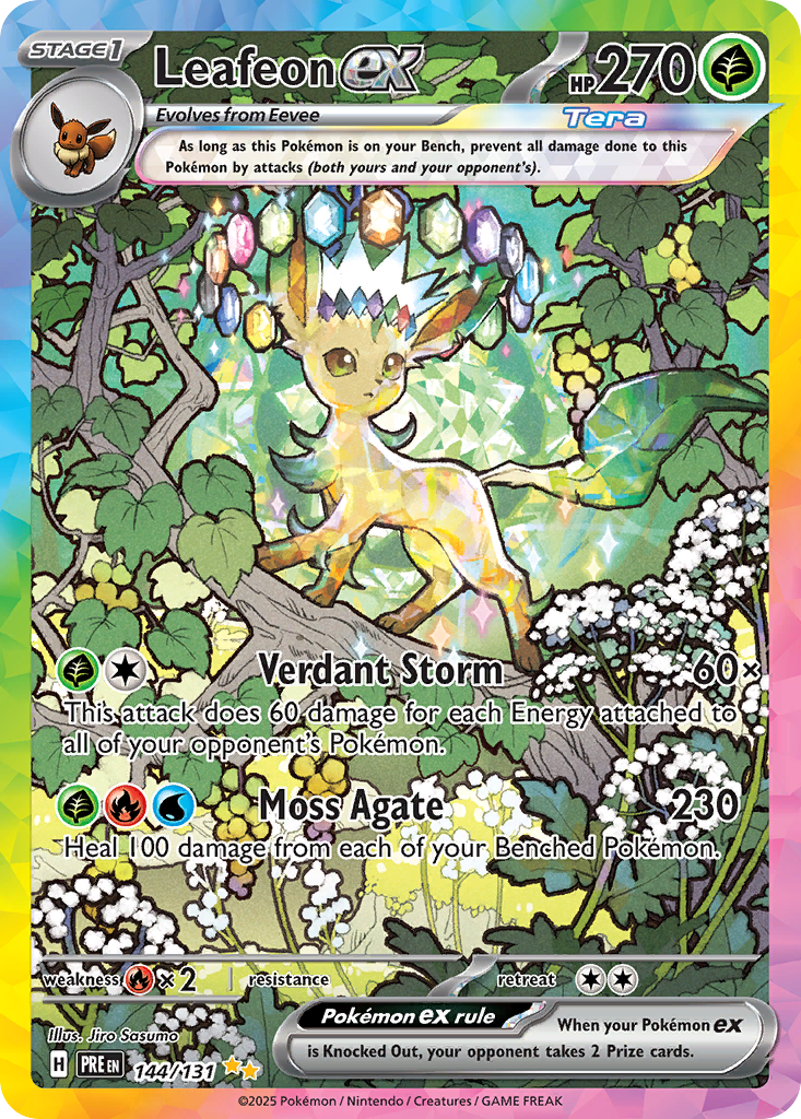 Leafeon ex (144/131) - Prismatic Evolutions
