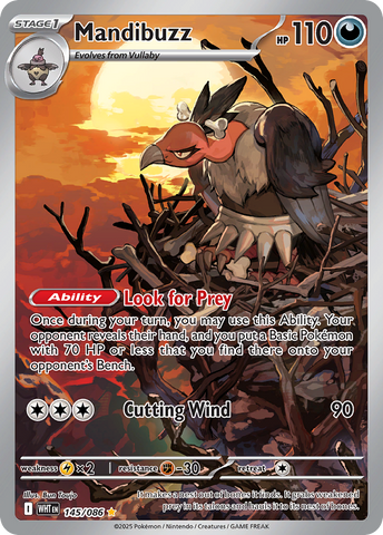 Mandibuzz (145/86) - White Flare