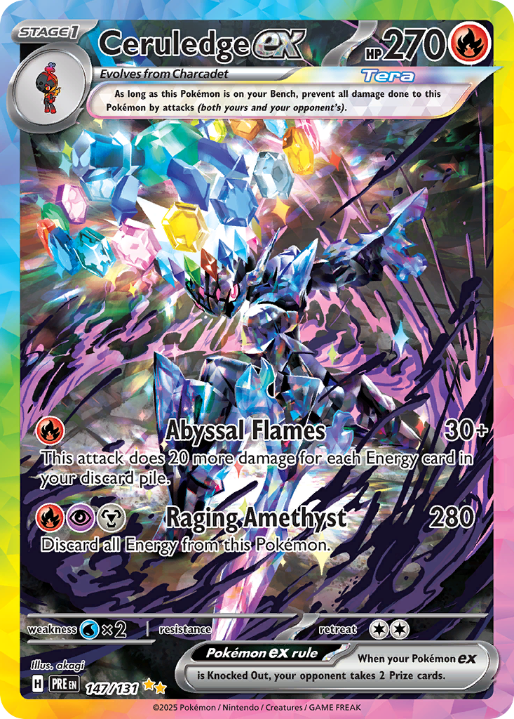 Ceruledge ex (147/131) - Prismatic Evolutions