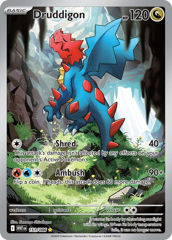 Druddigon (151/86) - White Flare