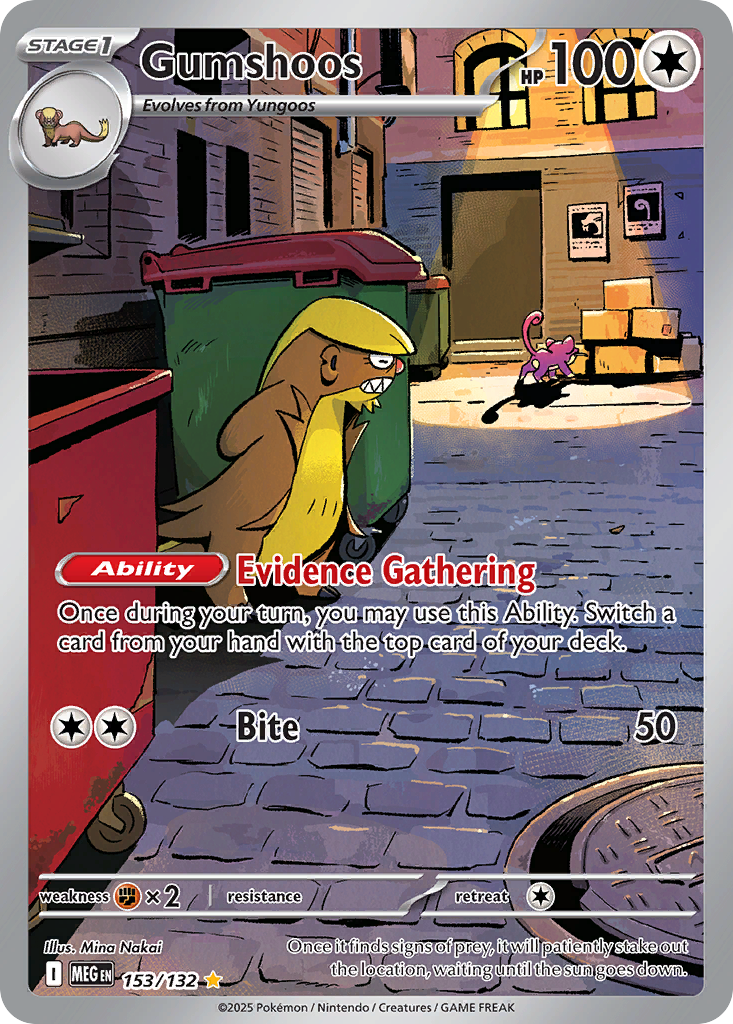 Gumshoos (153/132) - Mega Evolution