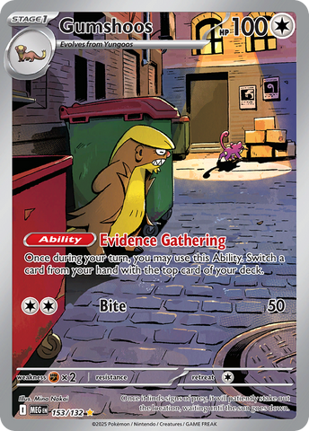 Gumshoos (153/132) - Mega Evolution