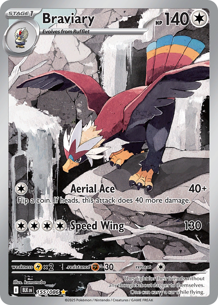Braviary (155/86) - Black Bolt