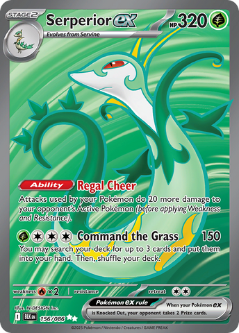 Serperior ex (156/86) - Black Bolt