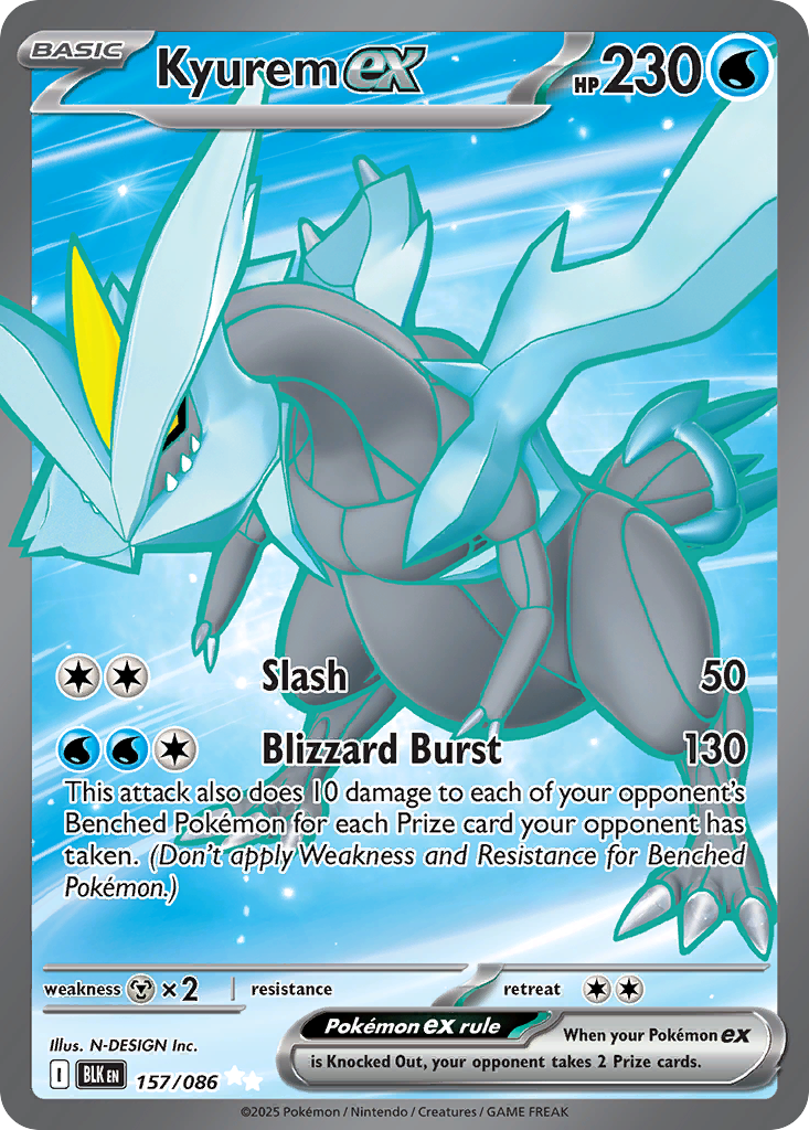 Kyurem ex (157/86) - Black Bolt