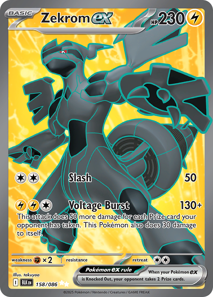 Zekrom ex (158/86) - Black Bolt