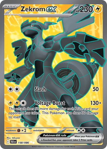 Zekrom ex (158/86) - Black Bolt