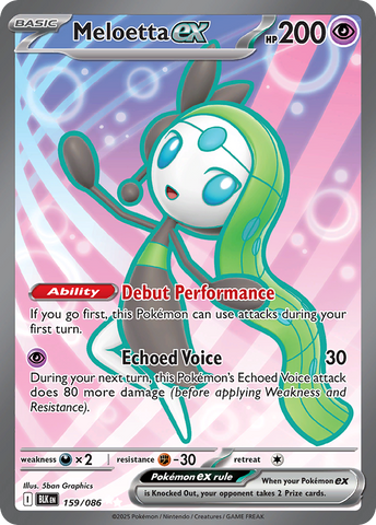 Meloetta ex (159/86) - Black Bolt