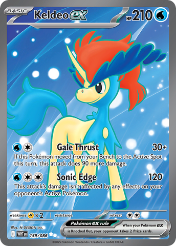 Keldeo ex (159/86) - White Flare