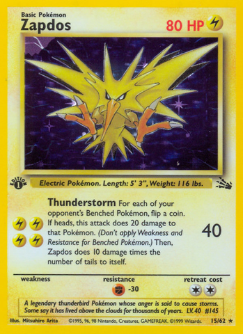 Zapdos (15/62) - Fossil
