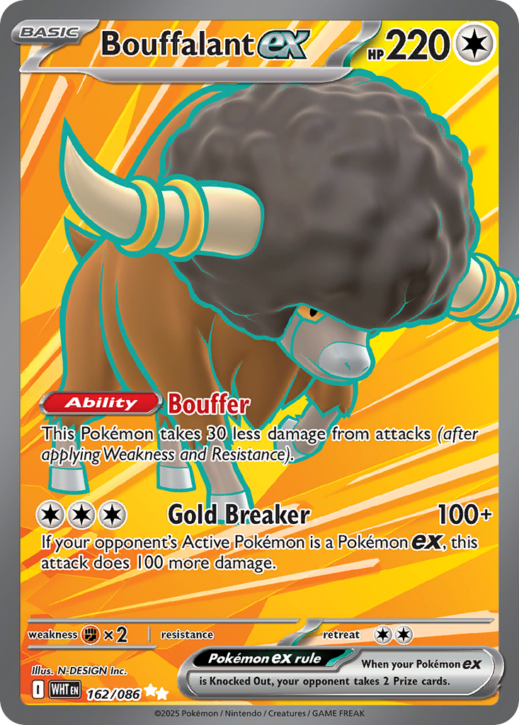 Bouffalant ex (162/86) - White Flare