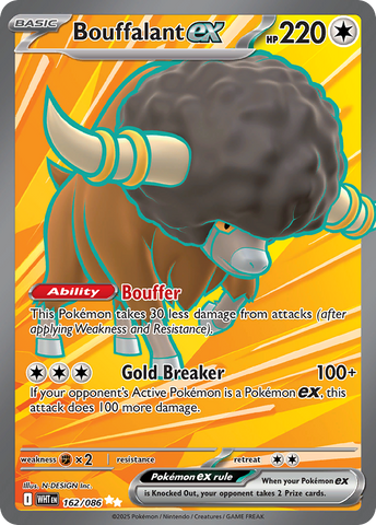 Bouffalant ex (162/86) - White Flare