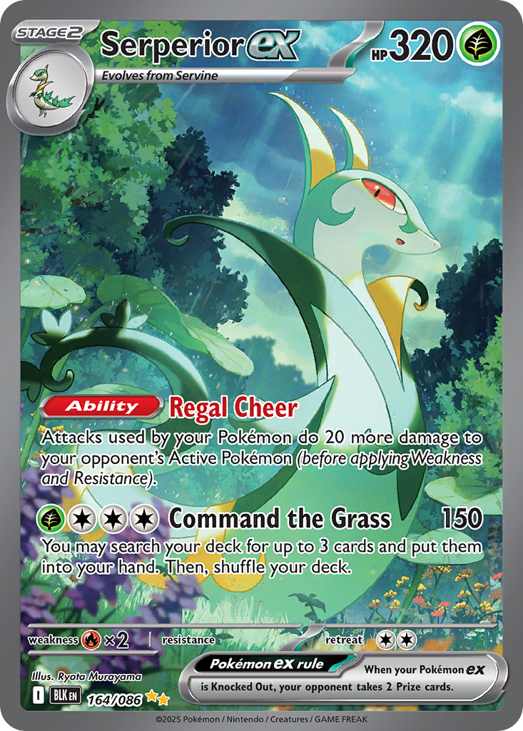 Serperior ex (164/86) - Black Bolt