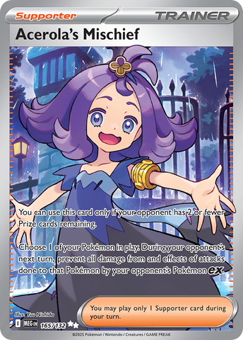Acerola's Mischief (165/132) - Mega Evolution