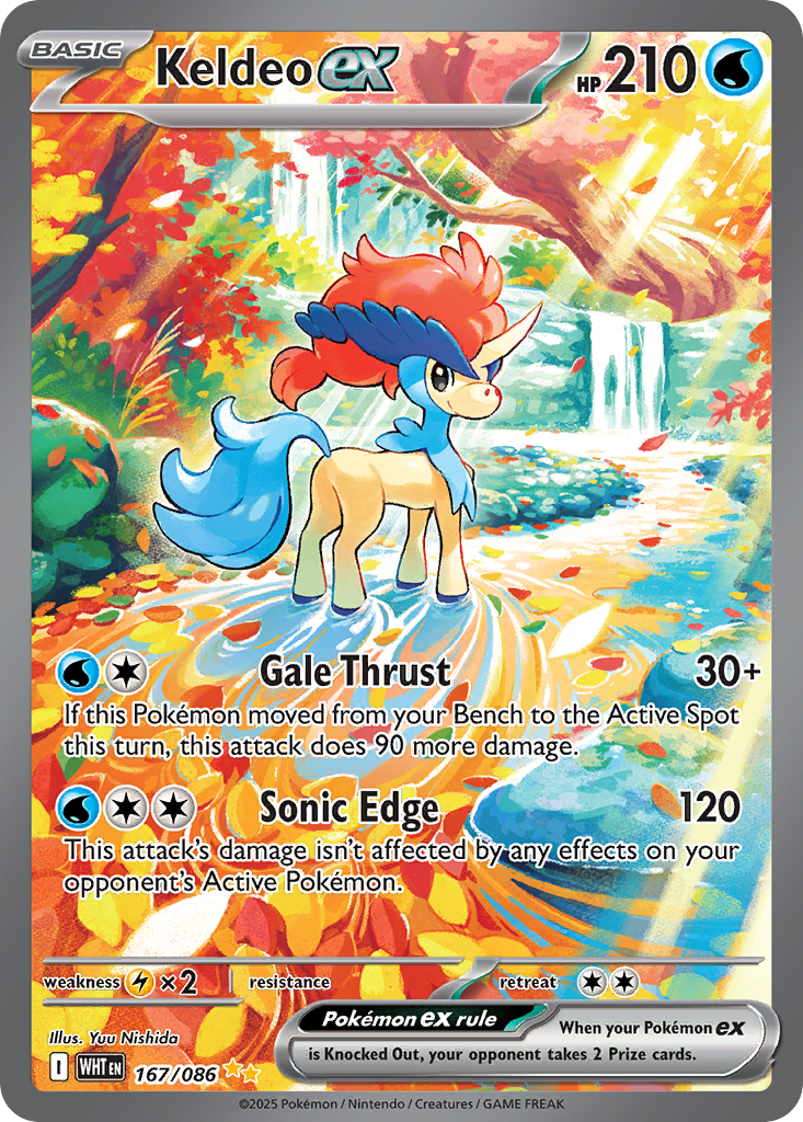 Keldeo ex (167/86) - White Flare