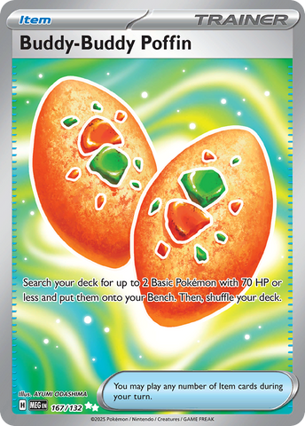 Buddy-Buddy Poffin (167/132) - Mega Evolution