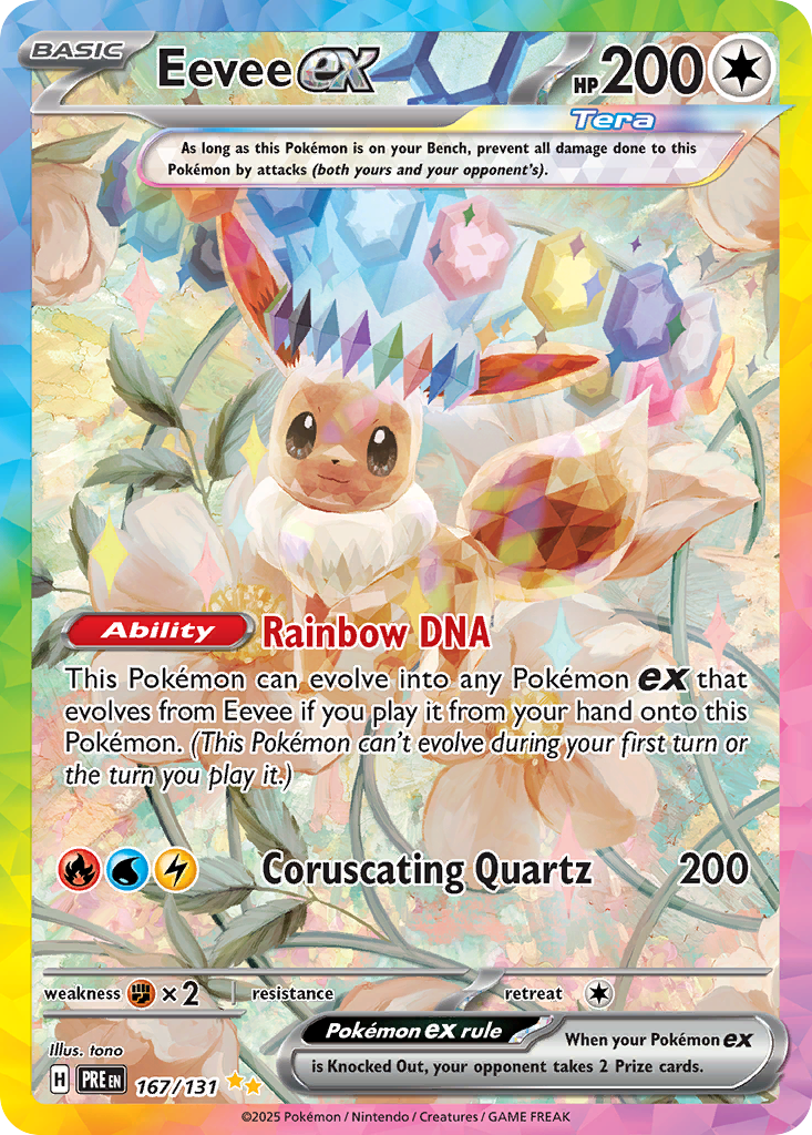 Eevee ex (167/131) - Prismatic Evolutions
